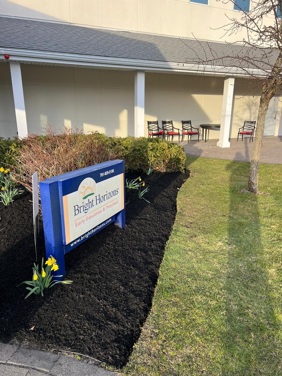 Lawn fertilizing service in Massachusetts — lush green healthy lawn maintained by Limi Landscaping